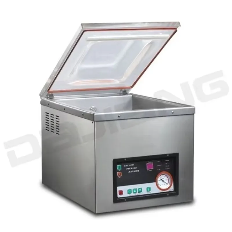 

DZ-350 MS Commercial Table Top Single Chamber Vacuum Packaging Sealing Machine For Plastic Bags For Food Storage Retail