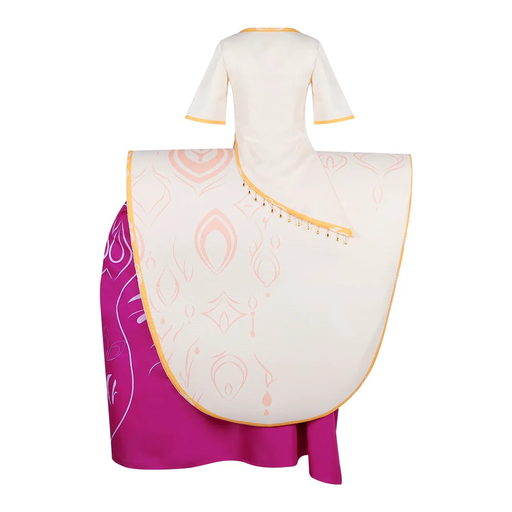 زي تنكري للأميرة إليان من فستان أداء الهالوين للأطفال "مسحور" من فيلم الرسوم المتحركة #5