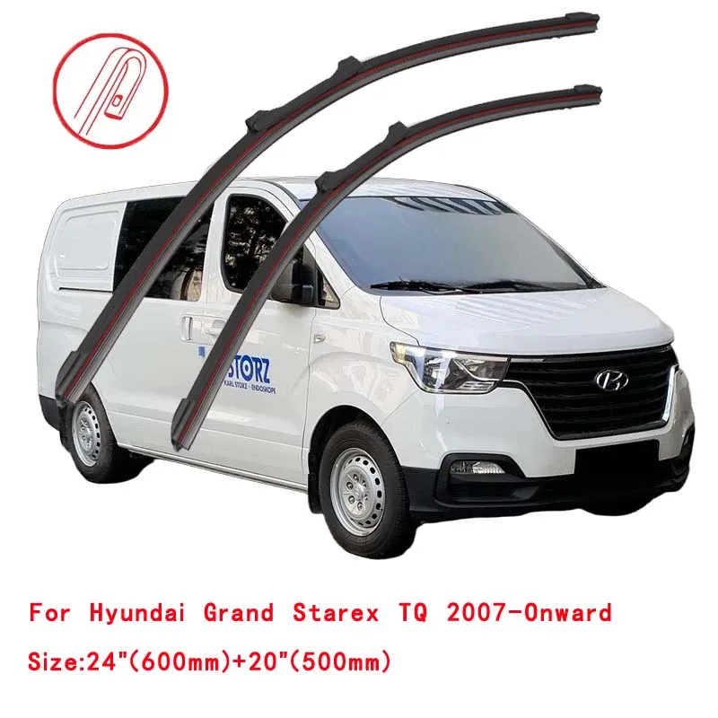 For Hyundai Grand Starex TQ 2007~2020 Royale H-1 iMax H1 Windscreen Windshield Windows Wipers Accessories Car Front Wiper Blade view 3