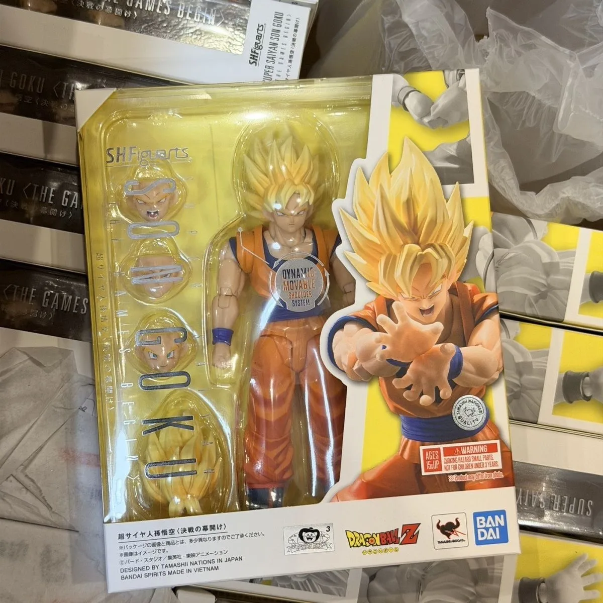 

100% Origina Bandai S.H.Figuarts Shf Dragon Ball Z Super Saiyan Son Goku 3.0 The Beginning Of The Decisive Battle Gift Toy