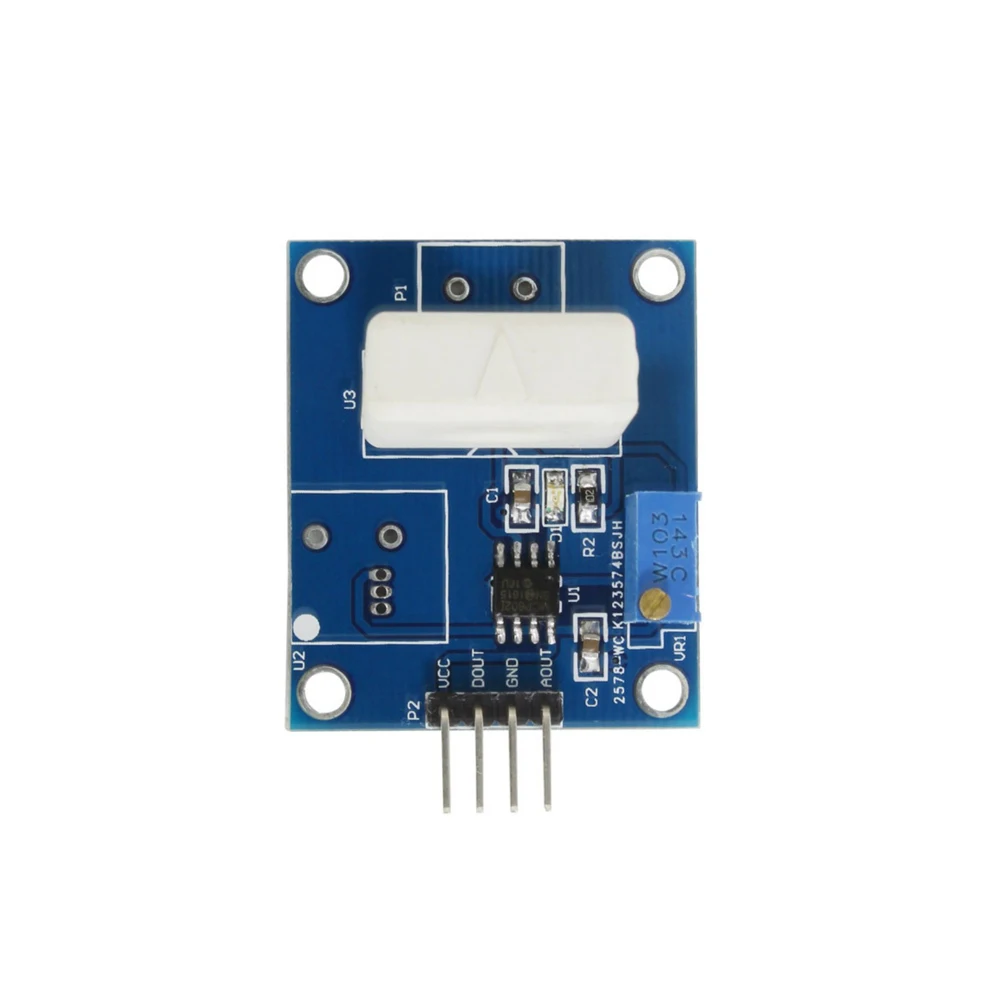 WCS1800 Hall Current Sensor Module 35A Over-Current Protection ±35A Detection Analog Voltage TTL Output Indicator for MCU DIY