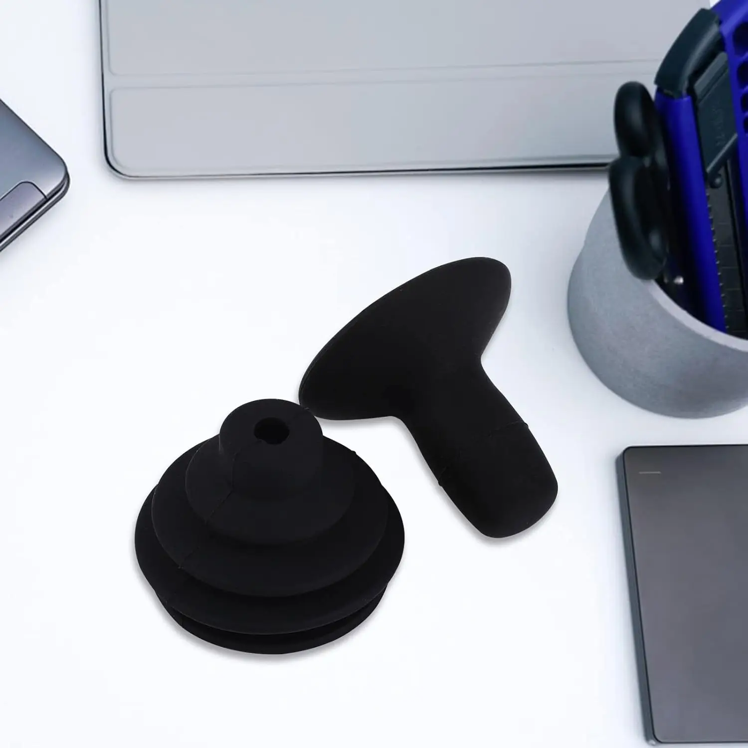 

4 Pcs Electric Wheelchair Joystick Controller Knob Gaiter Wheelchair Accessories Black Powerchair Mobility Aid Joystick Butto