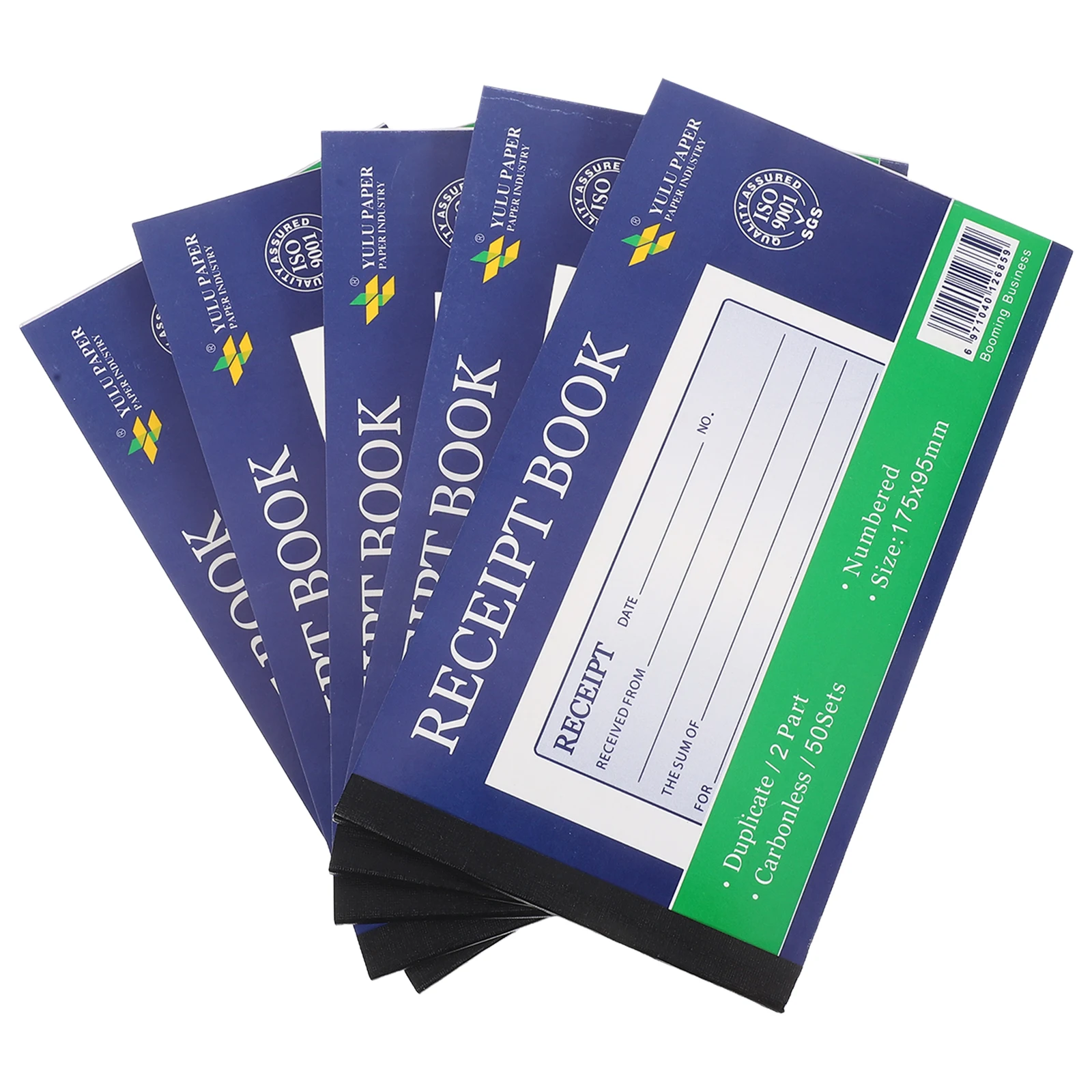 5pcs Receipt Book For Small 2-Part Copy Receipt Pad Invoice Forms Order Management Business Supplies Office Business Things
