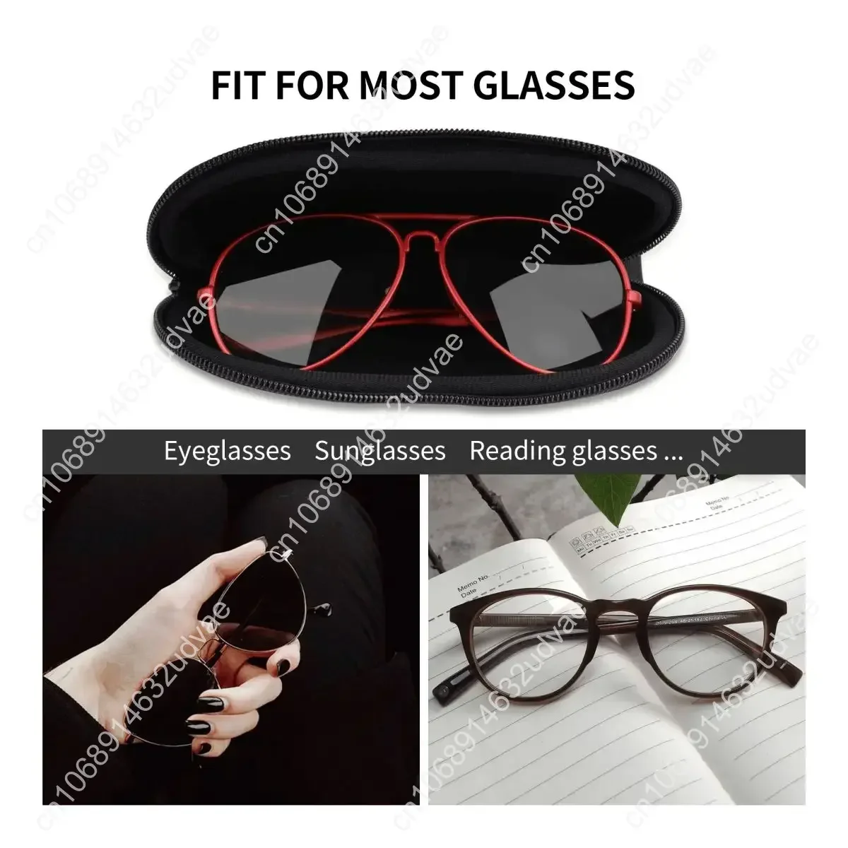 Striped Tulip Print Sunglasses Soft Case Neoprene Zipper Orla Kiely Art Shell Eyeglass Case Protective Box For Glasses