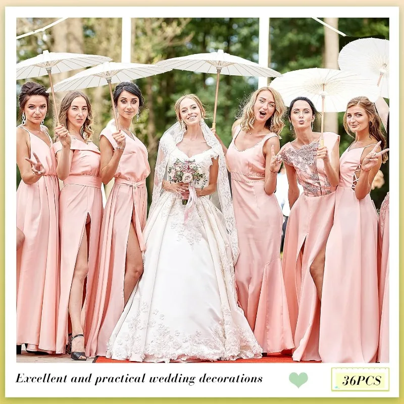 33 بوصة المظلات الورقية ورقة مظلة المظلة الزخرفية DIY بها بنفسك اللوحة الزيتية المظلات الحرف لحفل الزفاف الزفاف