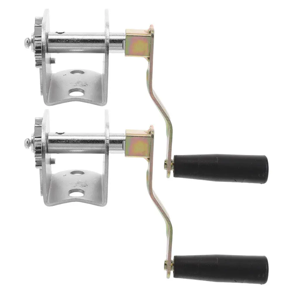 

2Pcs Badminton Volleyball Net Tensioner Winch Kit Hand Crank Adjustable Outdoor Sports Equipment Stable Quick Setup Gear