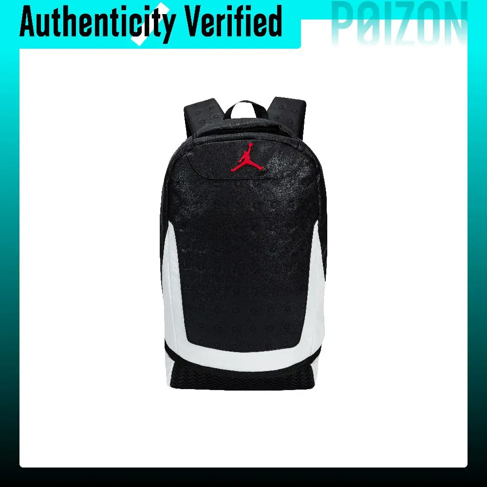 Jordan Polyurethane Basketball Bag Backpack Regular Unisex Black/White HA4464-011