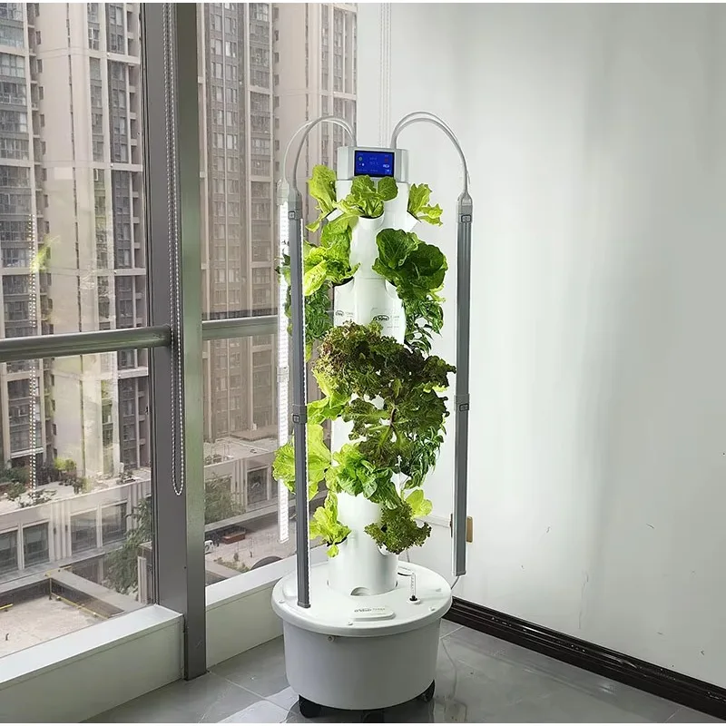 

Lyine High Quality Aeroponic Tower Garden Vertical Hydroponic System Home Made Pc Abs Hydroponic Tower