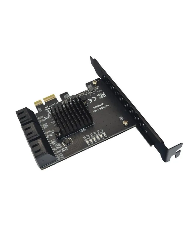 Pcie vers Sata ASM1166 puce contrôleur SATA PCI-E X1 SATA3.0 6Gbps 6 Ports multiplicateur contrôleur Sata Pcie pour ordinateur de bureau