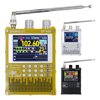 DP-666 TEF6686 Radio High Sensitivity Full Band FM AM Short Wave Radio with LCD Display FM/LW/MW/SW Full Band Radio