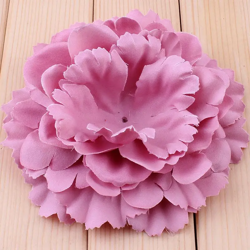 5pcs/lot 11CM 20 Colors Newborn DIY Fashion Chic Shabby Artificial Shaped Fabric Hair Flowers Bouquet For Wedding Bride Garland