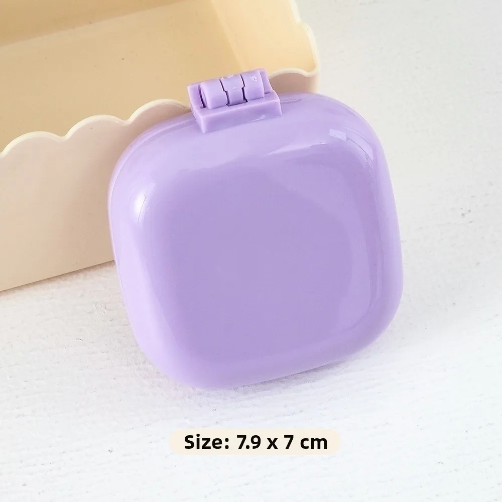 New Mini Air Cushion Hair Comb Lightweight Detangling Airbag Comb Scalp Massage Candy Color Folding Comb with Mirror For Women