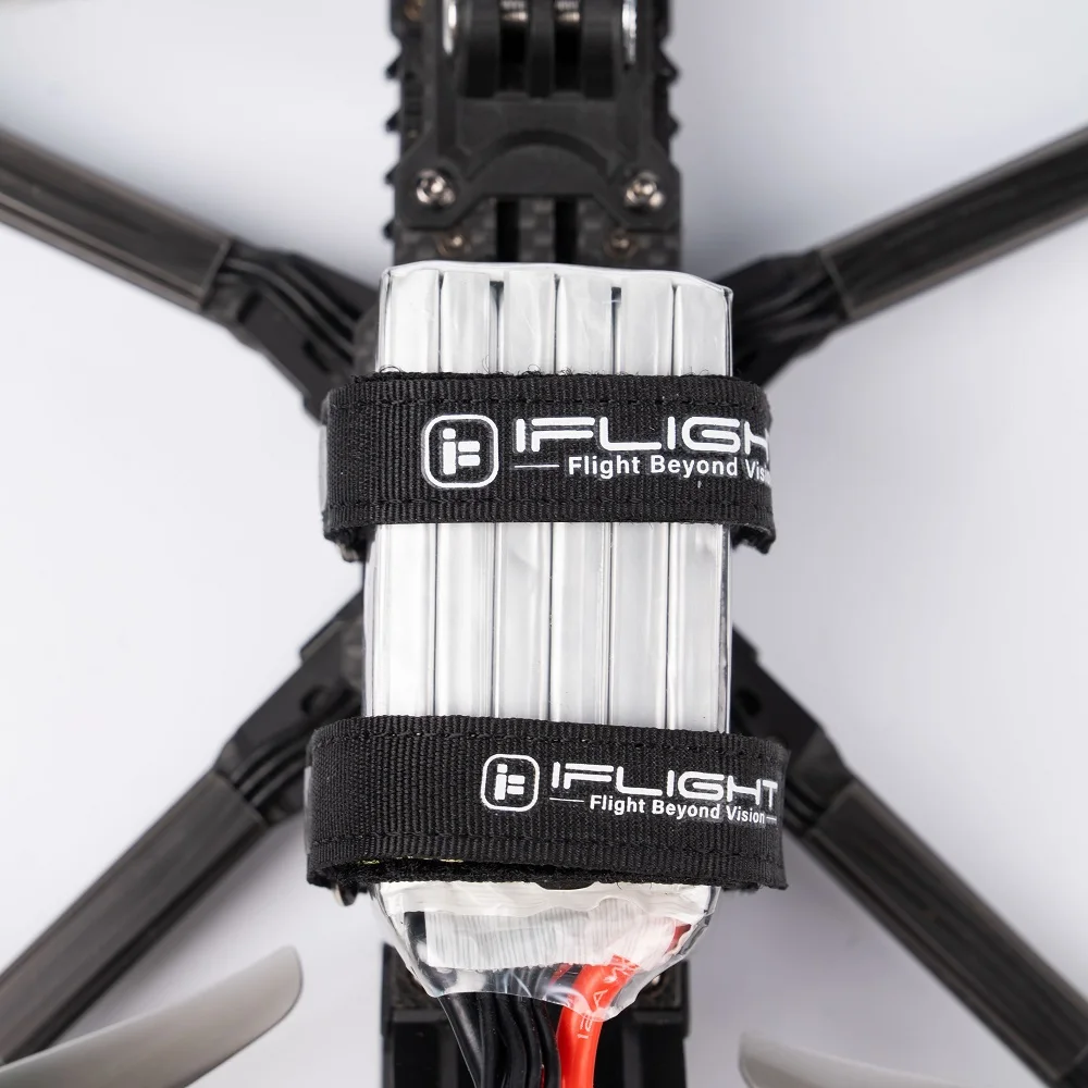 5 Stück 10X100mm / 10X130mm IFlight Magic Sticker Tape Nylon Lipo Akku-Gurtband Wiederverwendbarer Kabelbinder für FPV RC Akku – Detail 14