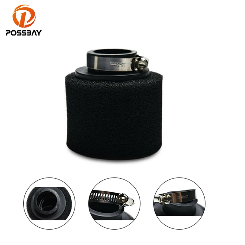 Black 38mm Motorcycle Air Filter for CRF50 70 XR50 KLX110 SDG GPX SSR Dirt Pit Bike ATV Quad Scooters Motorbike Foam Air Filter