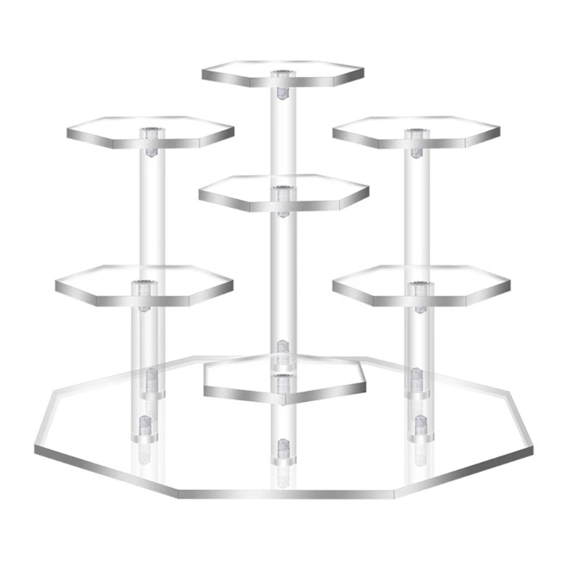 Versatile Acrylic Display Stand Holder Elegant Rack for Showcasing Miniature Models and Delicate Accessories 3XUA