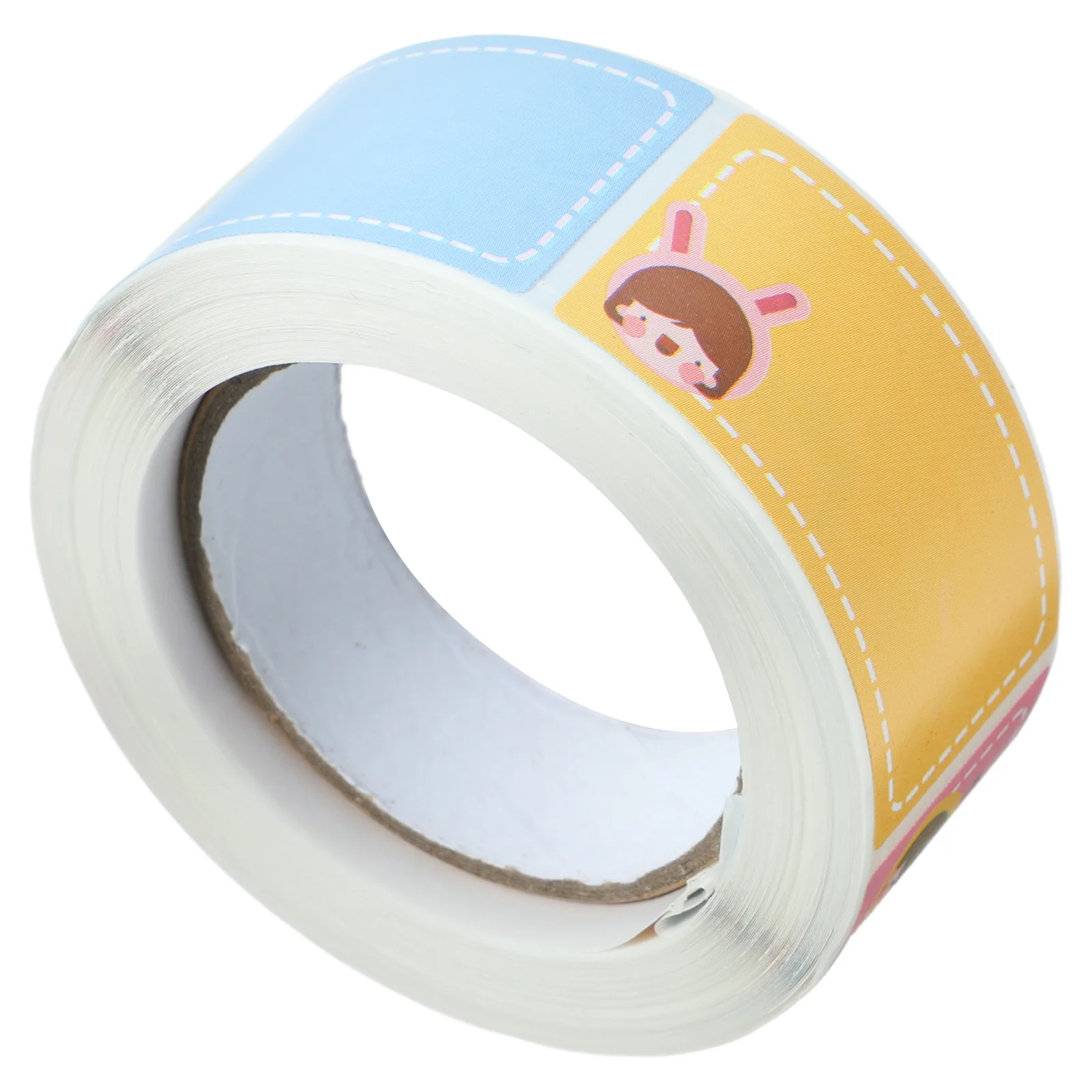 علامات أسماء فارغة ملصقات لاصقة لطلاب الفصول الدراسية للملابس 1 لفة عملية سهلة التقشير بدون غراء ملصقات ملصقات صغيرة يسار #3