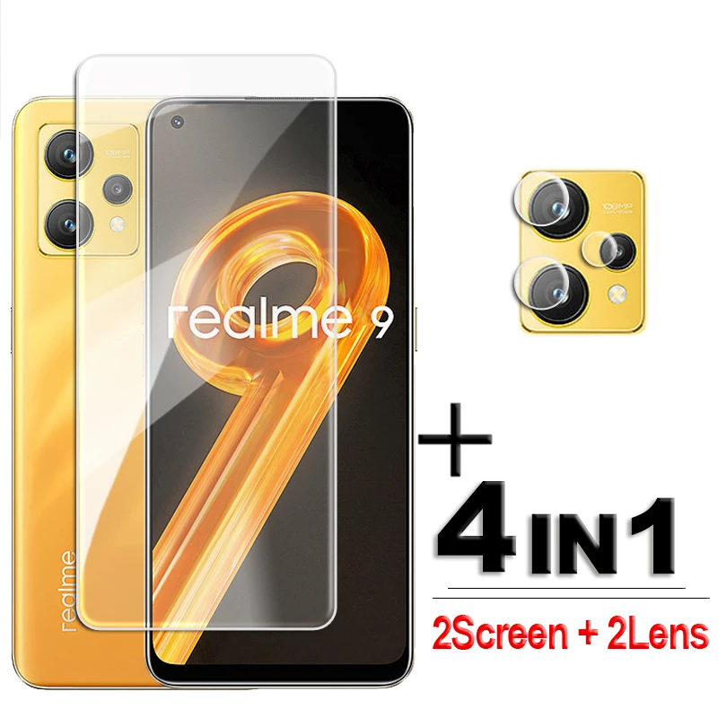 Dla Realme 9 4G Glass Clean Screen Protector OPPO Realme 9 9i 9 Pro Plus Szkło hartowane dla OPPO Realme 9 Lens Film 6,4 cala