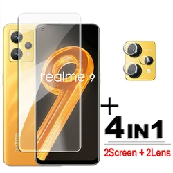 For Realme 9 4G Glass Clean Screen Protector OPPO Realme 9 9i 9 Pro Plus Tempered Glass For OPPO Realme 9 Lens Film 6.4 inch