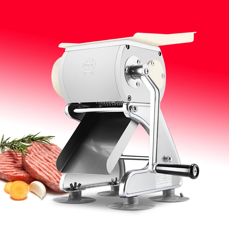 Manual Meat Slicer Household Small Vegetable Cutter Multi-Functional Commercial Shredded Cuber