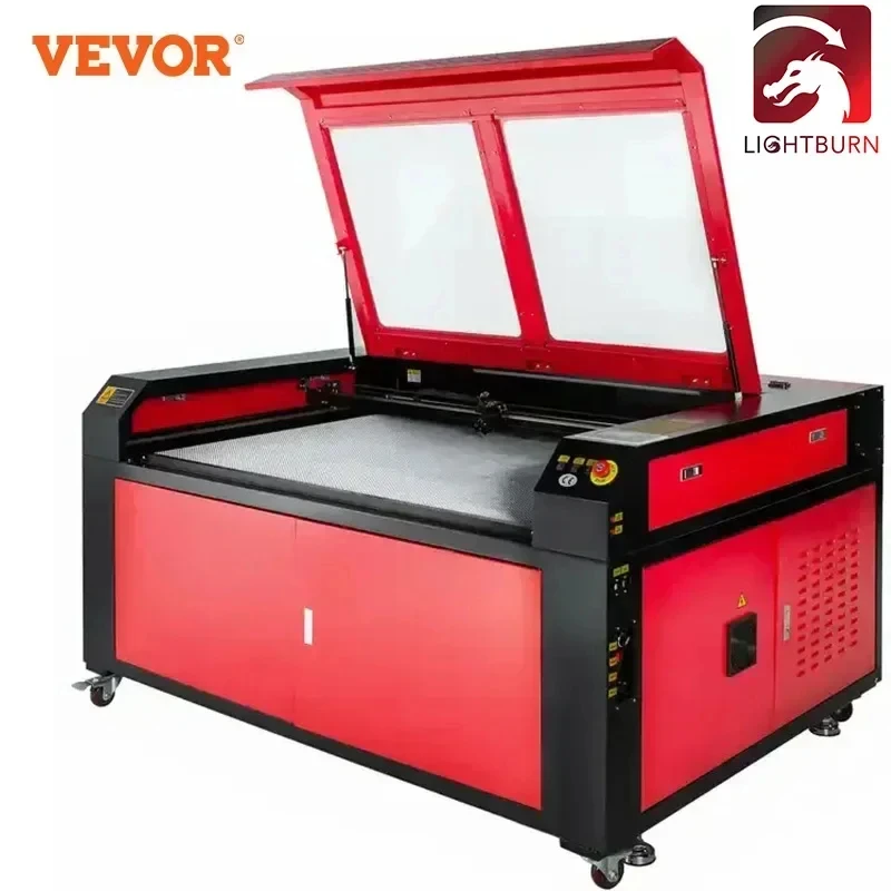 VEVOR 130W Laser Engraving Machine CO2 Laser Engraver Laser Tube Woodworking Tools USB U-Disk Connnectivity Wood Engraver