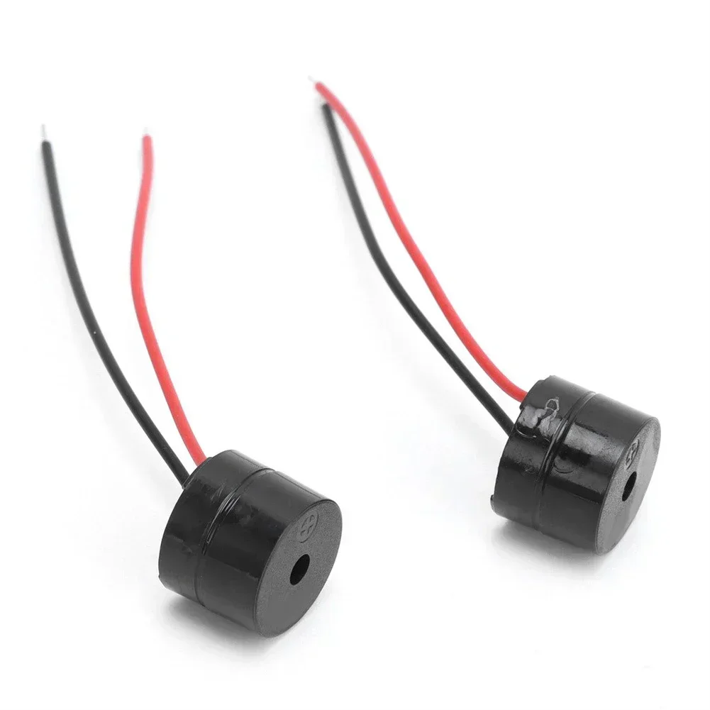 Active Piezo Electronic Buzzer 12V, ABS Material, Suitable for Motorcycle Steering, Elegant Design 10 Pieces Pack