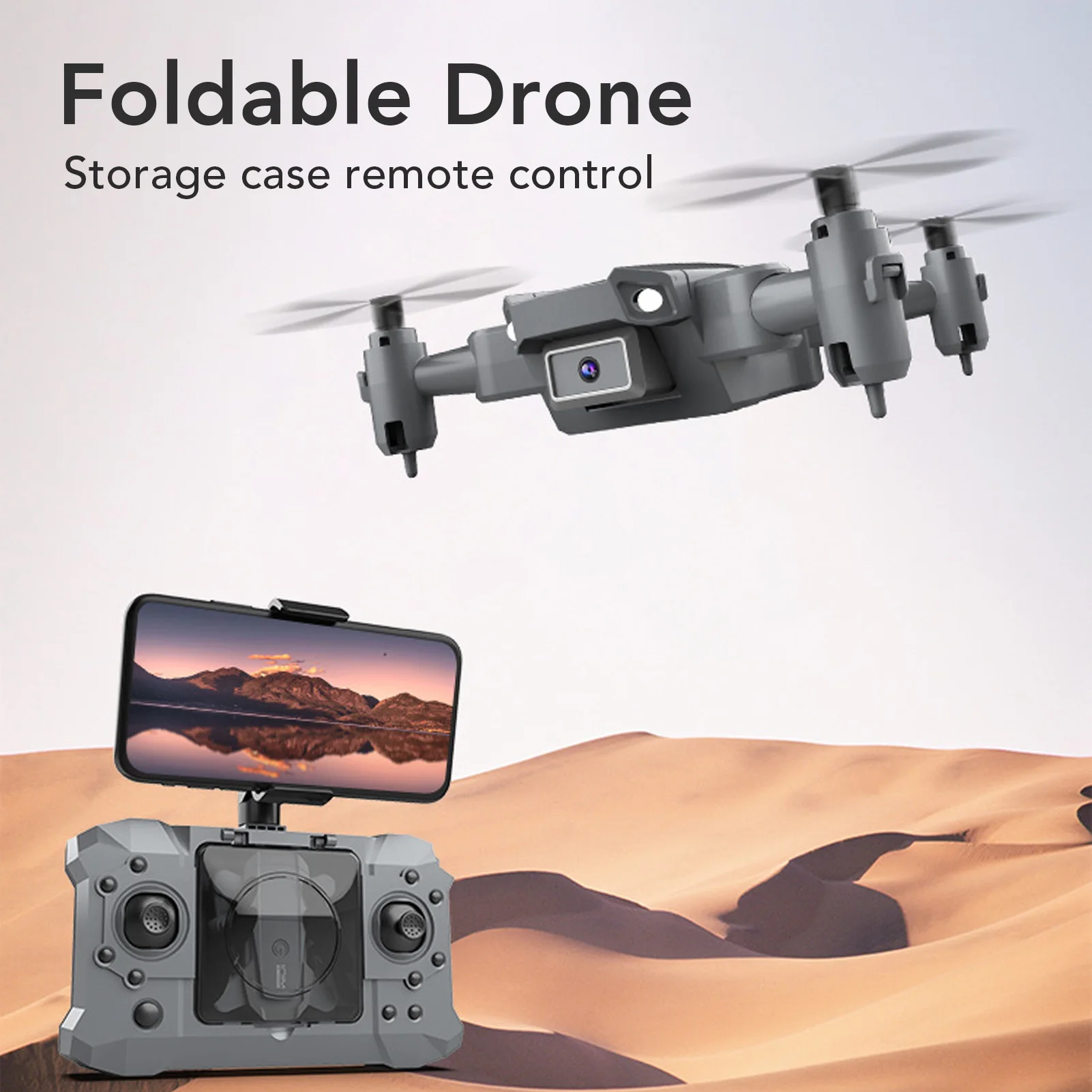 Квадрокоптер Дрон WiFi Предотвращение препятствий Траектория полета Мини-дрон Позиционирование давления воздуха для фотографии