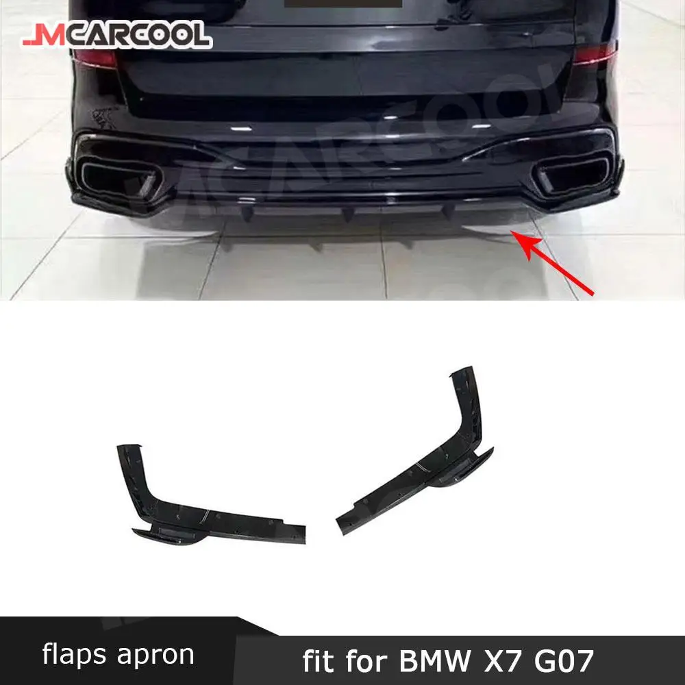 

3Pcs Carbon Fiber Rear Bumper Lip Splitter Spoiler For BMW X7 G07 M Sport 2019-2021 Side Aprons Rear Diffuser Splitters