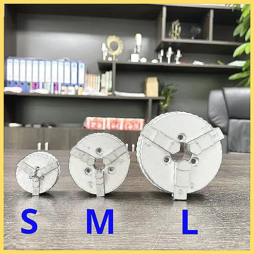 High-Precision Aluminum 3-Jaw Mini Bench Vise Chuck for Drilling, Watch Repair & Model Crafting... product image