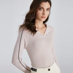 BC910 High-quality luxury brand women's Clothing pullover knitted sweater 100% wool clothes