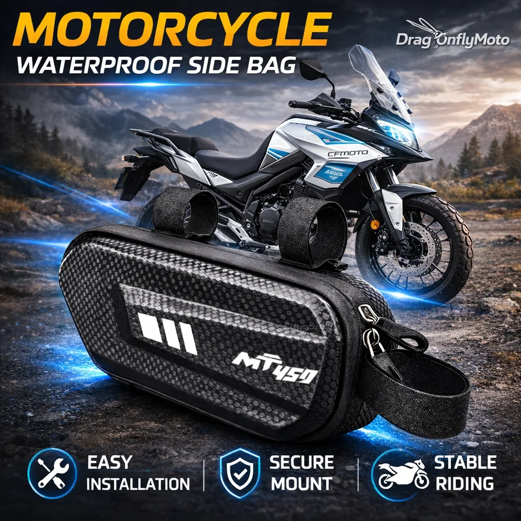 

Large Capacity Motorcycle Side Bag For CFMOTO CF MOTO CF450MT 450MT 450 MT MT450 2024 Waterproof Multifunctional Storage Pouch