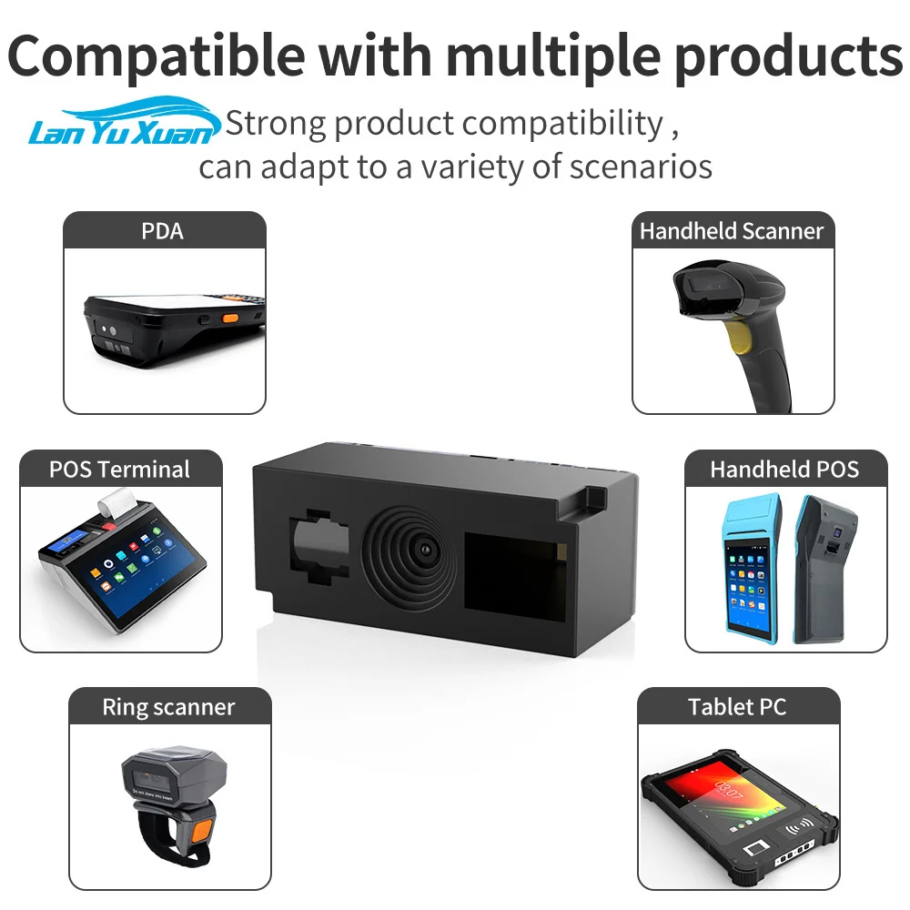GTCODESTAR XM022H  Mini QR Code Reader Module Embedded 1D 2D Barcode Scanner Kiosk USB Interface Price Checker Scanner Module