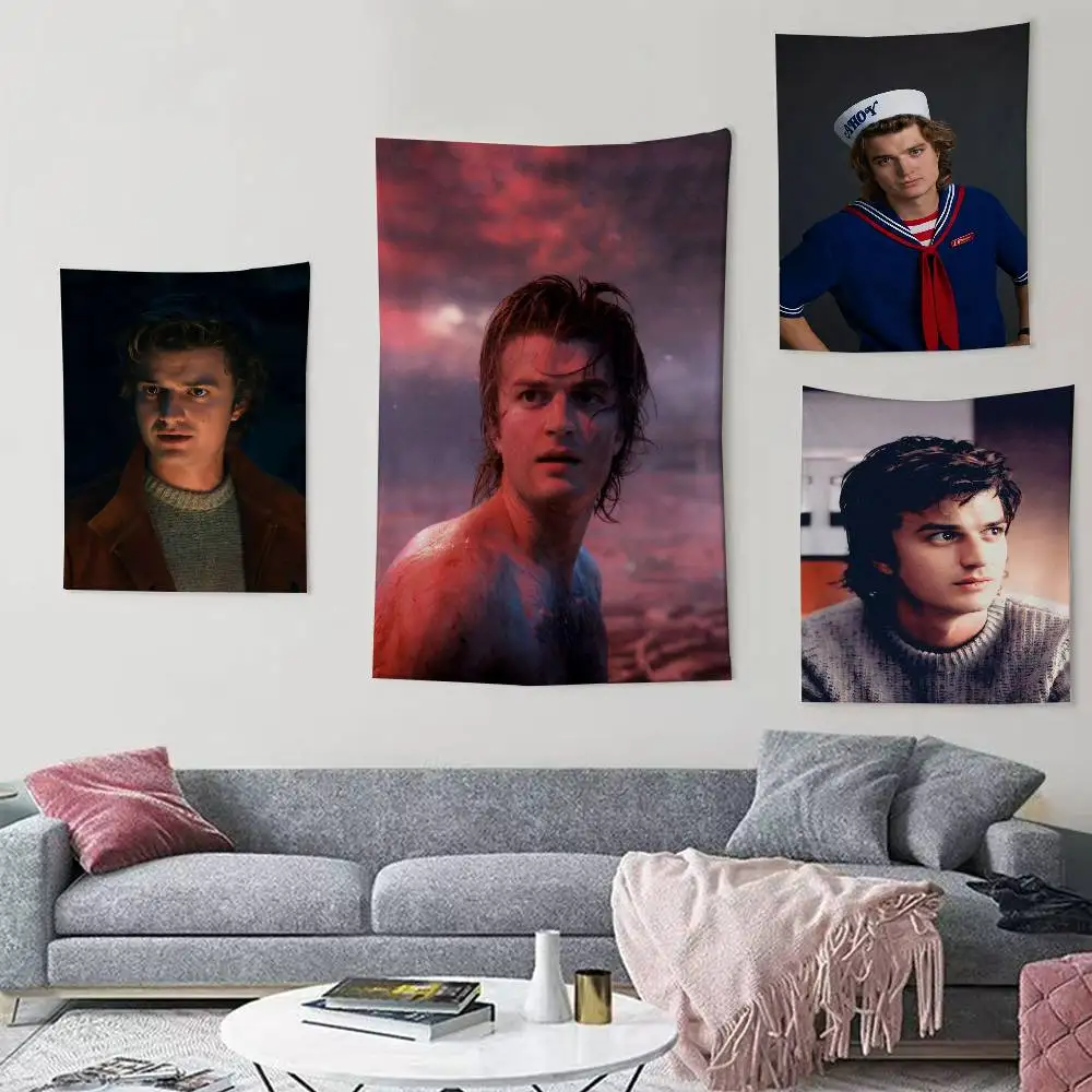 

Joe Keery Flags Wall Hanging Background Art Banner for Bedroom Home Outdoor Decor