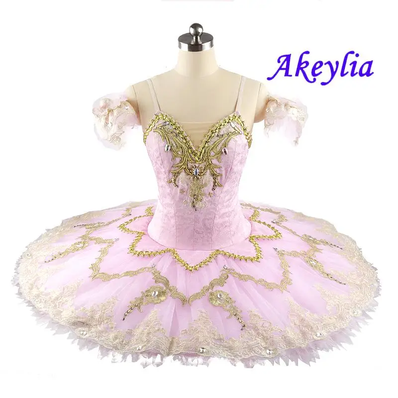 

YAGP Fairy Doll Variation Ballet Tutu Professional for girl Competition classical Pancake Tutu Pink ballet Cosutmes women JN0100