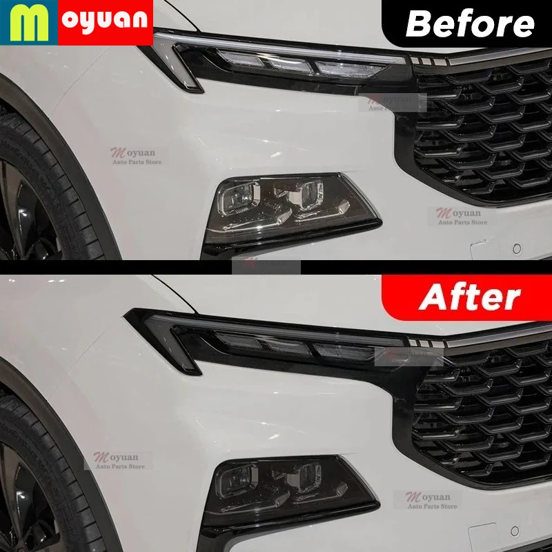 For Ford Territory 2024 Equator Sport Accessories Car Headlight Tint Anti-Scratch Protective Cover Film Self Healing TPU Sticker