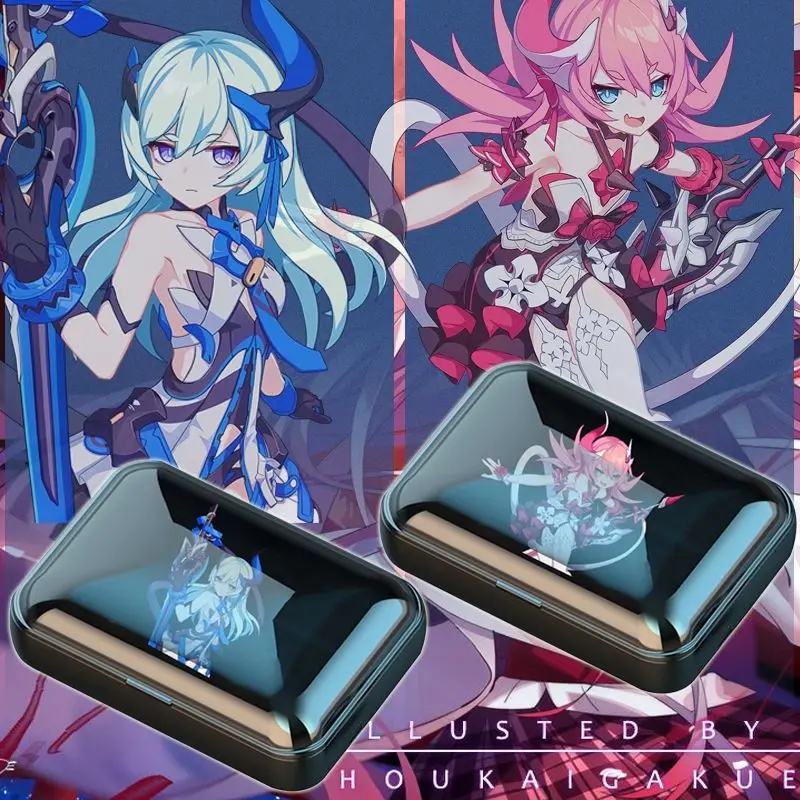 

Game Honkai Impact 3 Seele Vollerei Bronya Zaychik Bluetooth earphones cosplay For Android Wireless Honkai Impact Earbuds 5.0HD