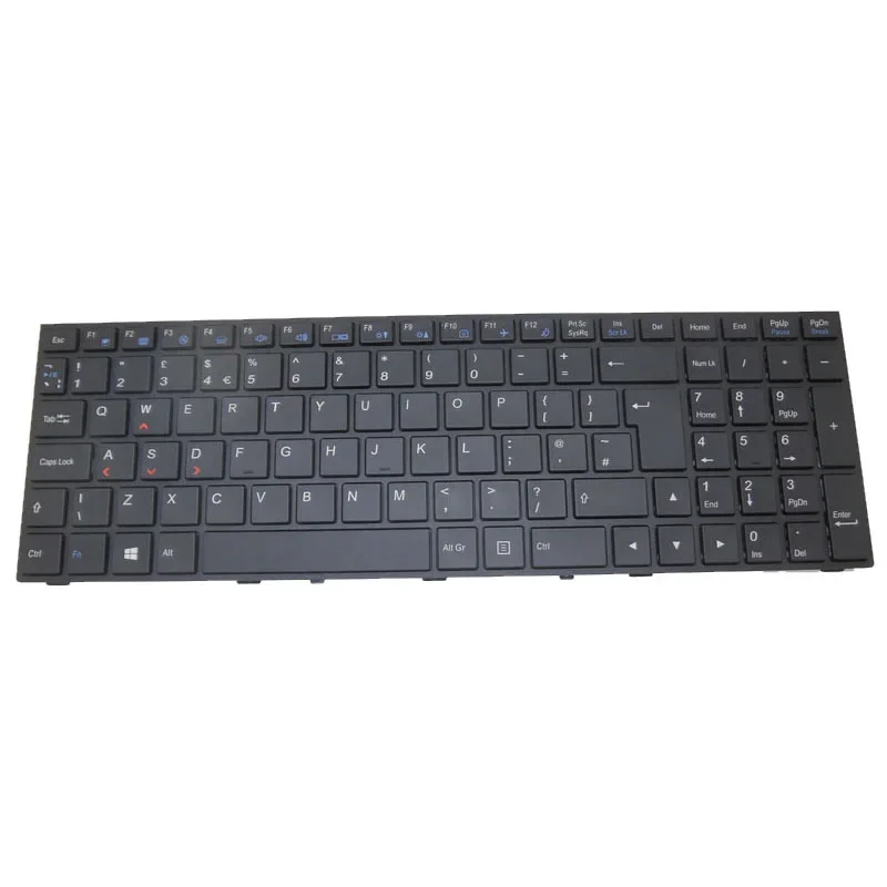 Laptop Backlit Keyboard For Insys G.Force P651SE P650 English US With Black Frame And Backlit New