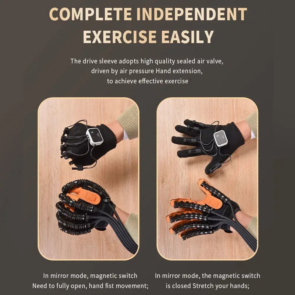 Stroke hemiplegia glove Hand rehabilitation Device Rehabilitation Robot glove Finger exerciser For Hand function Recovery finger