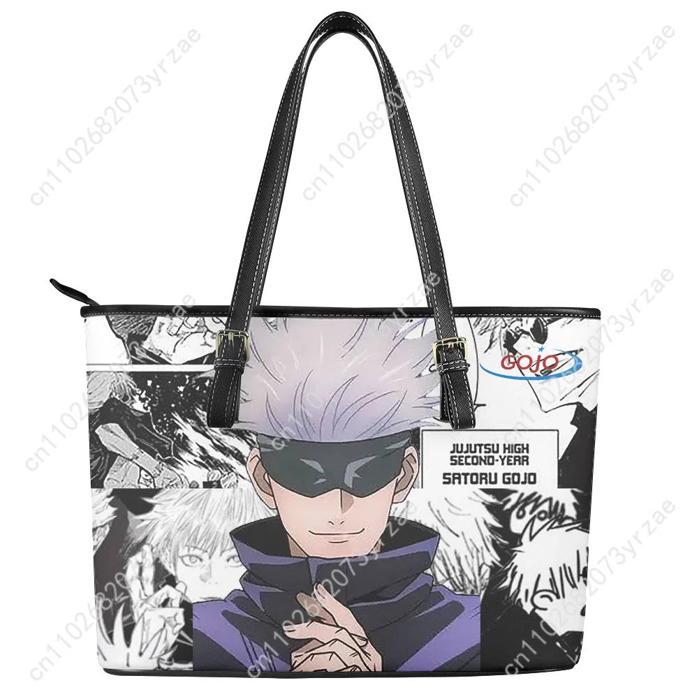 Satoru Gojo Handbag Mens Womens Personalized Tote Bag Fashion Shoulder Bag Business Commuter Leather Print Purse Customize Bags