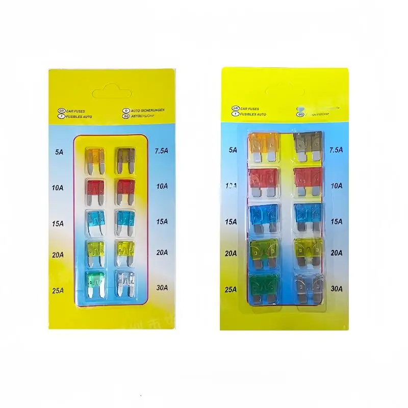 1 Set Amplifier Clip Combination Car Vane Fuse Sets Car Insurance Fuse Kit With Inspection Circuit Electric Pen Fuse Repair Part