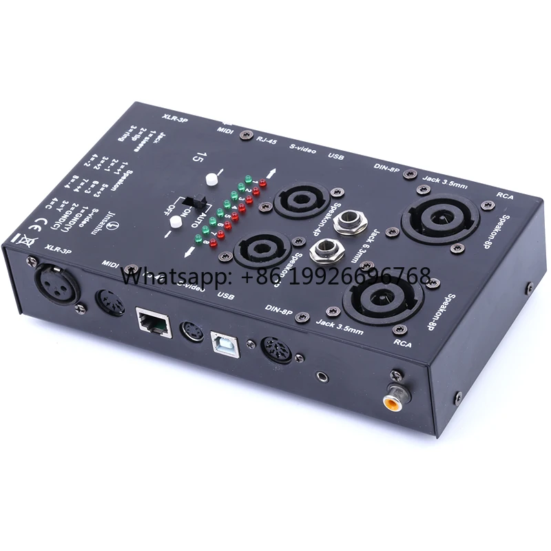 RJ45 Multifunctional Line Tester Audio Line XLR Signal Line Tester CABLE TESTER
