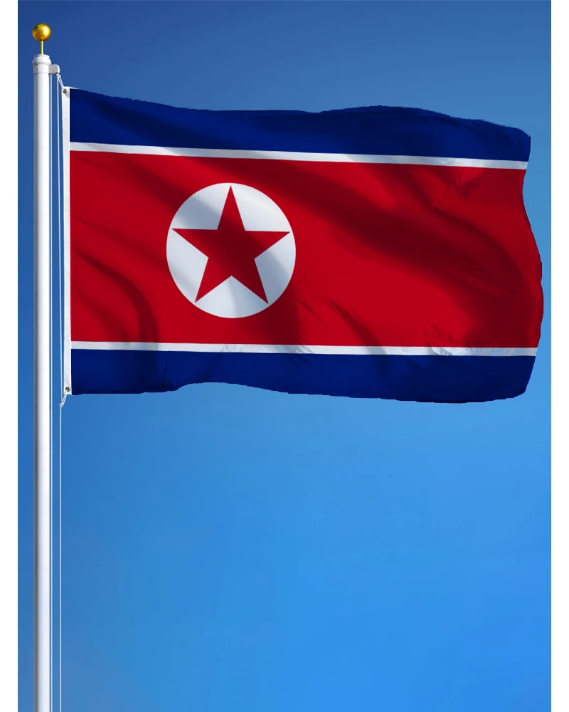 60x90cm 90x150cm PRK KP NK north korea flag 2x3ft/3x5ft The National flag