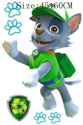 Heiße Paw Patrol Wandaufkleber für Kinder, Jungen, Mädchen, Wohnzimmer, moderne Heimdekoration, Zubehör, PVC, abnehmbares Papier, DIY-Dekoration – Detail 15