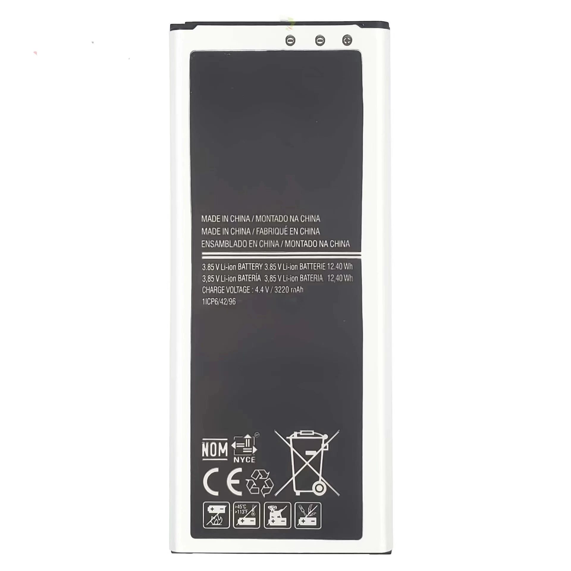 For Samsung note4 cell phone high capacity battery SM-N910U/L EB-BN910BBE board Battery Original Cell Phone Battery Repair Parts