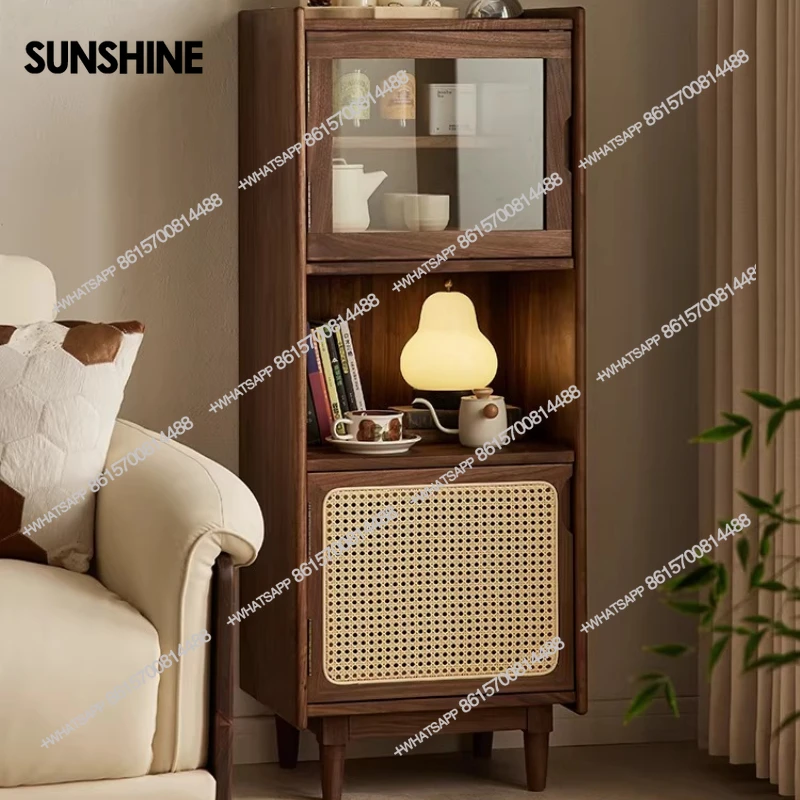 

Retro style, living room storage cabinet, household, storage, solid wood cabinet.