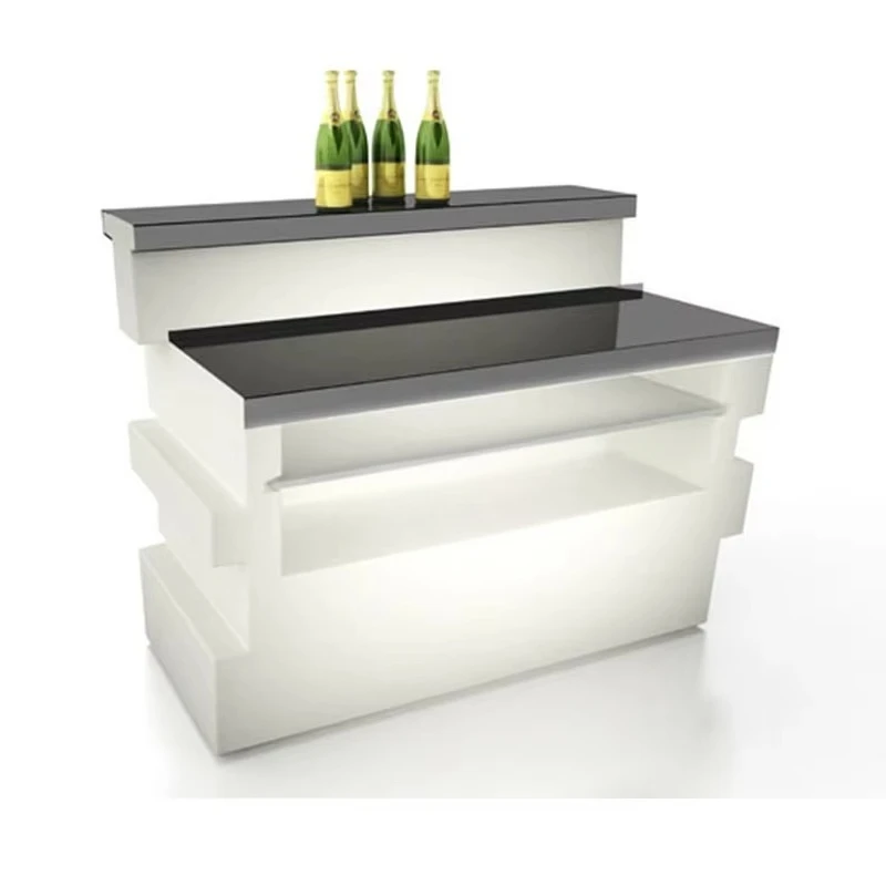 

Modern Light Emitting Diode Lighting Bar Counters, Indoor and Outdoor for Shopping Mall Hotel or Entrance Durable Plastic