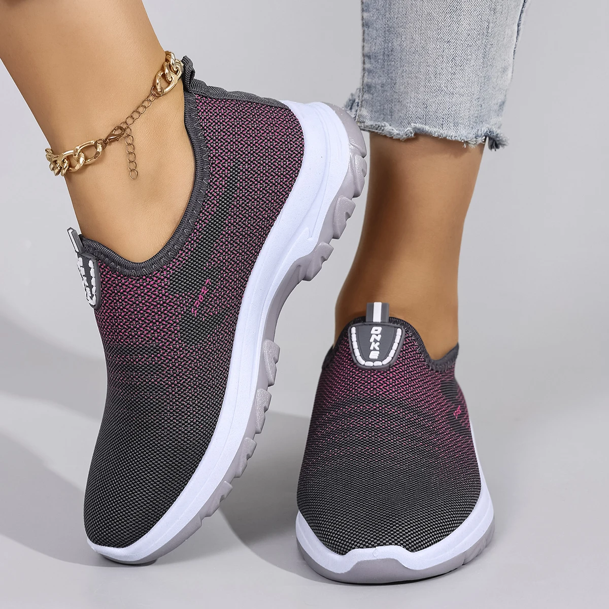 أحذية نسائية صيفية مسطحة شبكية قابلة للتنفس أحذية نسائية أحذية رياضية كاجوال، شحن مجاني للتخليص #6