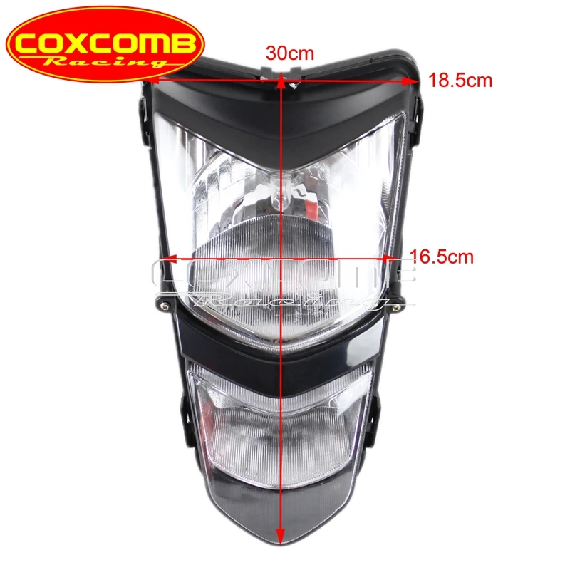 ATV Headlight For Kawasaki KFX400 KSF400-A1 KSF400-A2 KSF400-A3 KSF400A6F Suzuki QUADSPORT LT-Z400Z LT-Z400 Front Headlamp 03-08