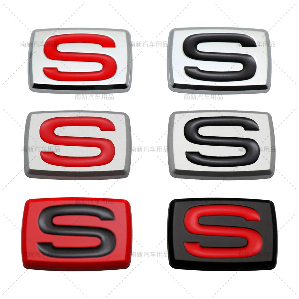 

For Car S logo S labeling car sticker emblem