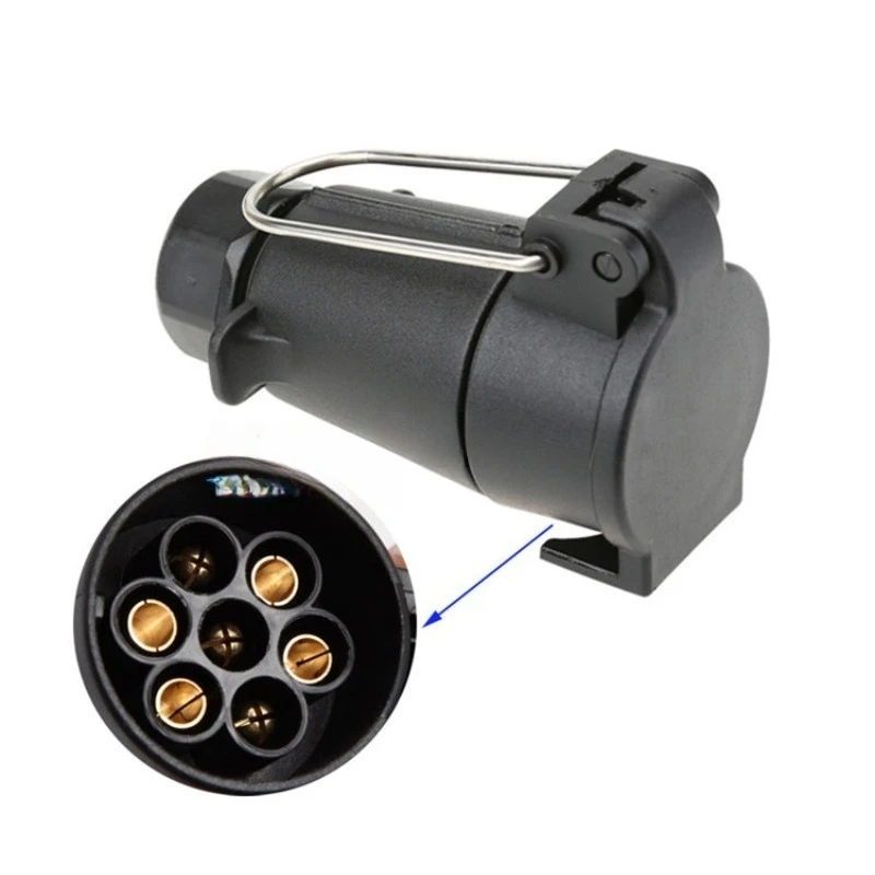 

20PCS 7-pin wiring socket trailer plug socket connector, power signal connection, trailer accessories