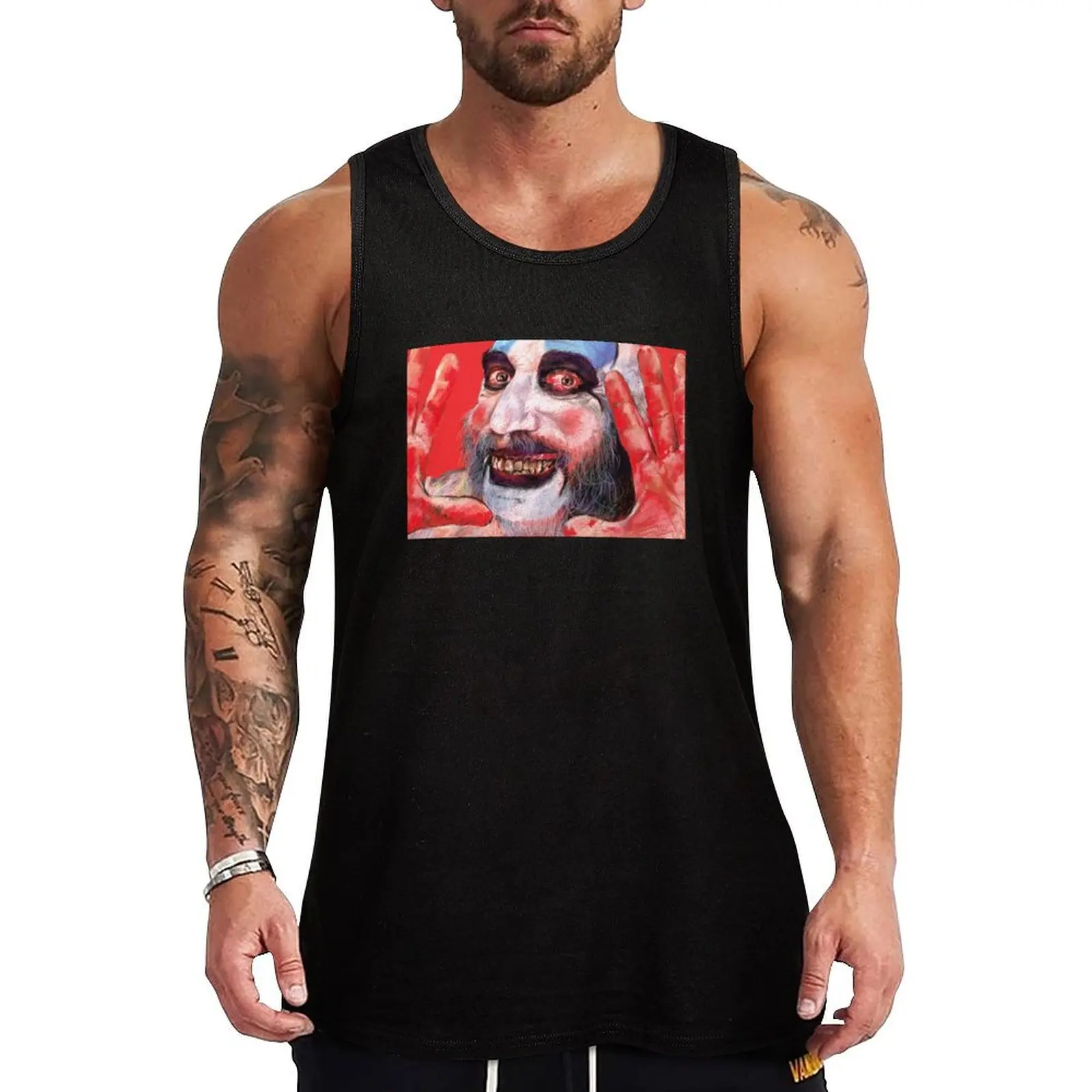 Captain Spaulding Tank Top Streetwear Tank Top Casual Hip Hop Sleeveless Tee